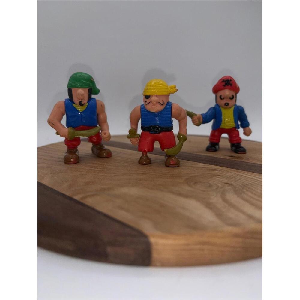 Lot Of 3 Vintage 1994 Fisher Price Great Adventures PIRATES Figures